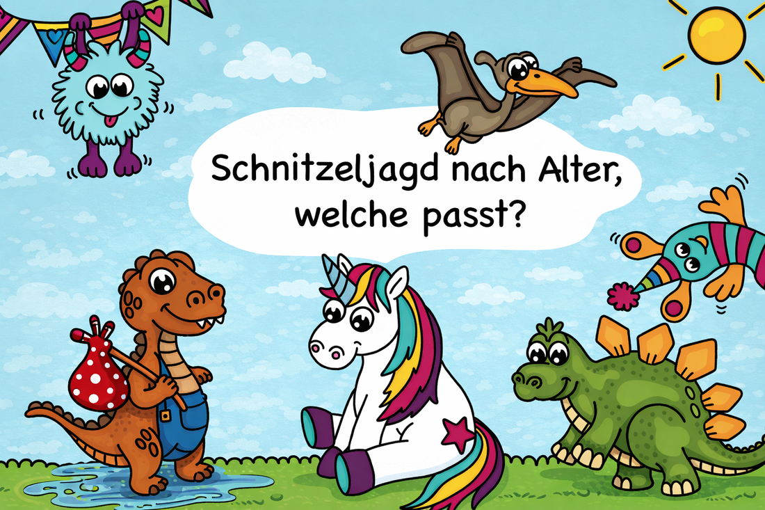 Schnitzeljagd nach Alter – welche passt zu 4-, 6- oder 8-jährigen Kindern?