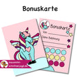 Bonuskarte „Pegasus“ für Kinder. Hier siehst du eine süße Bonuskarte mit gemaltem Motiv und dem Satz "Du bist super!" zum Ausdrucken als PDF-Download. Du kannst dein Kind ganz einfach motivieren und belohnen. Die kleinen Felder auf der Rückseite der Karte kannst du zum Beispiel stempeln, mit Stickern bekleben oder beschriften. Am Ende wartet dann eine tolle Belohnung auf dein Kind, die ihr vorher festlegt. 