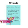Urkunde „Schnullerfee“ für dein Kind als Druckdatei (PDF) zum selbst ausdrucken. Du bekommst deine Datei direkt im Anschluss an deine Bestellung. Dein Kind soll endlich seinen Schnuller "loslassen" und schnullerfrei werden? Diese Urkunde kann euch dabei helfen, denn sie ist natürlich von der Schnullerfee persönlich geschrieben worden. Sie hilft auch dabei, dein Kind in den letzten Zügen des Loslassens und Größerwerdens zu unterstützen, denn "nur Babys brauchen einen Schnuller." 