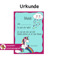 Tapferkeits-Urkunde "Einhorn" für dein Kind (für Mädchen). Dein Kind musste ganz stark und tapfer sein? Vielleicht freut es sich ja dann über eine Urkunde, mit der es für seine Tapferkeit belohnt und ausgezeichnet wird. Lieferung erfolgt als Datei (PDF) zum selbst ausdrucken. Du bekommst deine Datei direkt im Anschluss an deine Bestellung. 