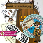 Schnitzeljagd/ Schatzsuche "Detektiv" für Kinder von 6-8 Jahren. Hier siehst du die ein paar Rätsel der einzelnen Stationen und auch aktive Aufgaben für einen spannenden Kindergeburtstag 