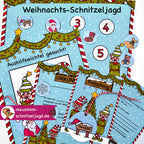 Rettet Weihnachten! Schnitzeljagd/ Schatzsuche „Weihnachten“ für Kinder von 6-10 Jahren.  Hier siehst du die Schatzkarte mit den Stationen, die passende Einladung zum Geburtstag sowie die Urkunde für alle Teilnehmer/ Gäste. Ihr könnt es natürlich auch mit der ganzen Familie an Weihnachten spielen!