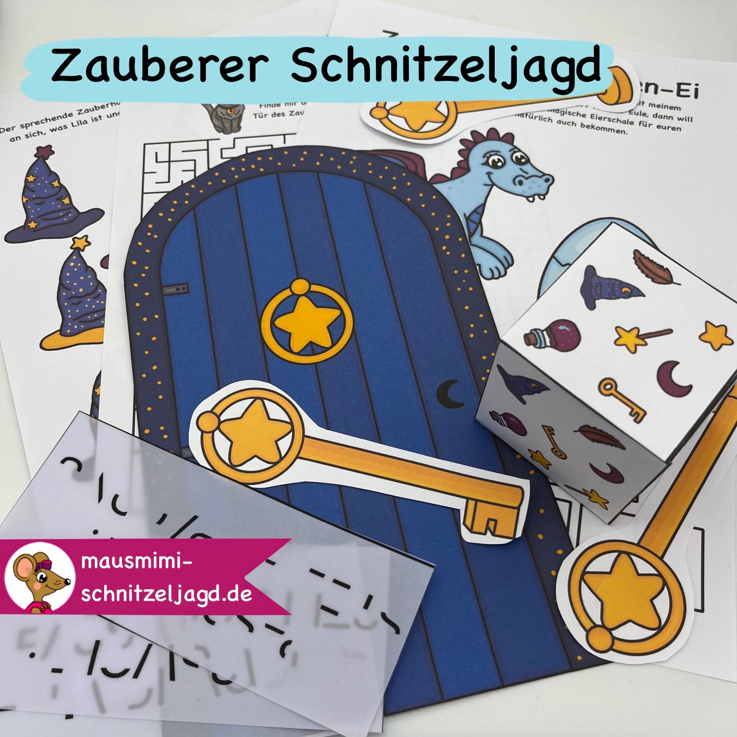 Schnitzeljagd/ Schatzsuche „Zauberer“ für Kinder von 7-10 Jahren. Hier siehst du die ein paar Rätsel der einzelnen Stationen und auch aktive Aufgaben für einen spannenden Kindergeburtstag 